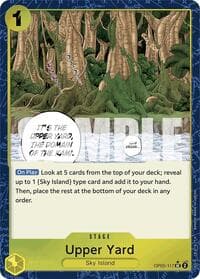 Upper Yard (Textured Foil) - Premium Booster -The Best- - One Piece Card Game card