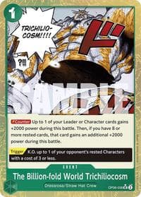 The Billion-fold World Trichiliocosm (Textured Foil) - Premium Booster -The Best- - One Piece Card Game card