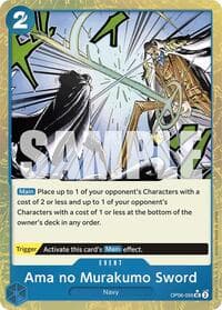 Ama no Murakumo Sword (Textured Foil) - Premium Booster -The Best- - One Piece Card Game card