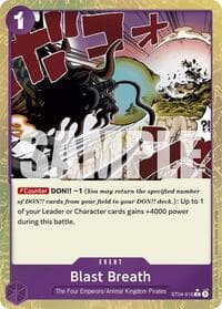 Blast Breath (Textured Foil) - Premium Booster -The Best- - One Piece Card Game card