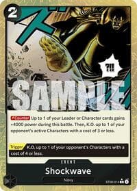 Shockwave (Textured Foil) - Premium Booster -The Best- - One Piece Card Game card