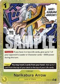 Narikabura Arrow (Textured Foil) - Premium Booster -The Best- - One Piece Card Game card