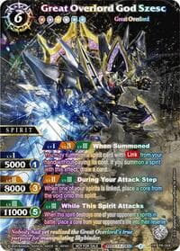 Great Overlord God Szesc (Textured) - Battle Spirits Saga Promo Cards - Battle Spirits Saga card