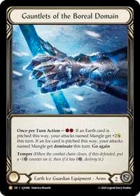 Gauntlets of the Boreal Domain - Armory Deck: Jarl Vetreidi - Flesh and Blood TCG card
