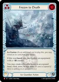 Frozen to Death - Armory Deck: Jarl Vetreidi - Flesh and Blood TCG card