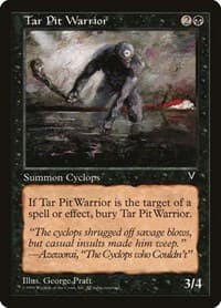 Tar Pit Warrior - Visions - Magic: The Gathering card