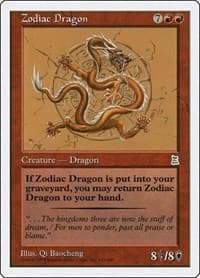Zodiac Dragon - Portal Three Kingdoms - Magic: The Gathering card