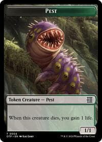 Pest // Plot Double-Sided Token - Outlaws of Thunder Junction: Breaking News - Magic: The Gathering card