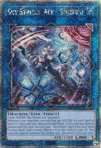 Sky Striker Ace - Shizuku (Alternate Art) (Quarter Century Secret Rare) - Quarter Century Bonanza - YuGiOh card