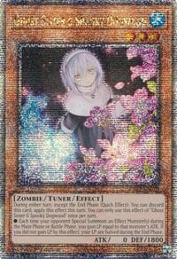 Ghost Sister & Spooky Dogwood (Alternate Art) (Quarter Century Secret Rare) - Quarter Century Bonanza - YuGiOh card