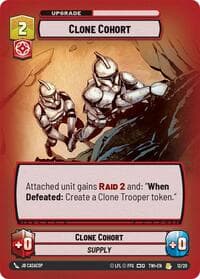 Clone Cohort - Twilight of the Republic: Weekly Play Promos - Star Wars: Unlimited card