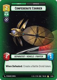 Confederate Courier - Twilight of the Republic: Weekly Play Promos - Star Wars: Unlimited card