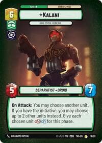 Kalani - Analytical General - Twilight of the Republic: Weekly Play Promos - Star Wars: Unlimited card