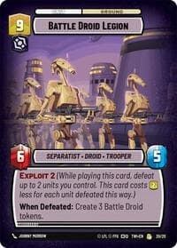 Battle Droid Legion - Twilight of the Republic: Weekly Play Promos - Star Wars: Unlimited card