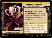 General Grievous - General of the Droid Armies - Judge Promos - Star Wars: Unlimited card