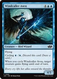 Windcaller Aven - Foundations Jumpstart - Magic: The Gathering card