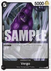 Vergo (Reprint) - Premium Booster -The Best- - One Piece Card Game card