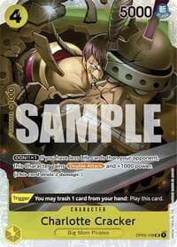 Charlotte Cracker (Reprint) - Premium Booster -The Best- - One Piece Card Game card