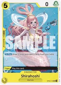 Shirahoshi (OP03-116) (Reprint) - Premium Booster -The Best- - One Piece Card Game card