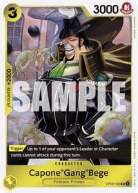 Capone"Gang"Bege (OP04-100) (Reprint) - Premium Booster -The Best- - One Piece Card Game card