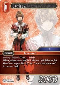 Joshua - Hidden Legends - Final Fantasy TCG card