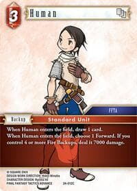 Human - Hidden Legends - Final Fantasy TCG card