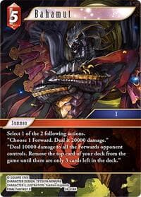 Bahamut - Hidden Legends - Final Fantasy TCG card