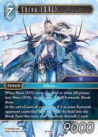Shiva (XVI) - Hidden Legends - Final Fantasy TCG card
