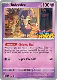 Indeedee - 154 - SV: Scarlet & Violet Promo Cards - Pokemon card