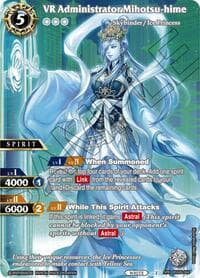 VR Administrator Mihotsu-hime (SPR) - Generational Link - Battle Spirits Saga card