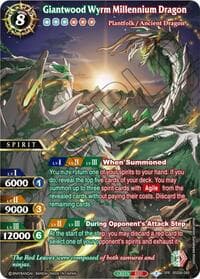 Giantwood Wyrm Millennium Dragon (SPR) - Generational Link - Battle Spirits Saga card