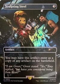 Sculpting Steel (Rainbow Foil) - Secret Lair Drop Series - Magic: The Gathering card