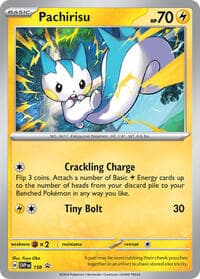 Pachirisu - 158 - SV: Scarlet & Violet Promo Cards - Pokemon card