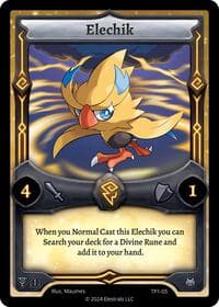 Elechik - Organized Play Series 1 - Elestrals card