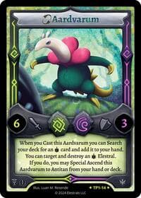 Aardvarum - Organized Play Series 1 - Elestrals card