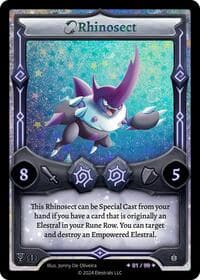 Rhinosect (Serialized) - Organized Play Series 1 - Elestrals card