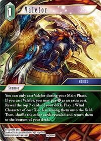 Valefor - Hidden Legends - Final Fantasy TCG card