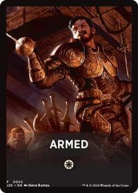 Armed Theme Card - Foundations Jumpstart - Magic: The Gathering card