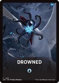 Drowned Theme Card - Foundations Jumpstart - Magic: The Gathering card