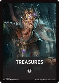 Treasures Theme Card - Foundations Jumpstart - Magic: The Gathering card