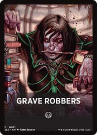 Grave Robbers Theme Card - Foundations Jumpstart - Magic: The Gathering card