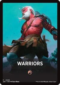Warriors Theme Card - Foundations Jumpstart - Magic: The Gathering card