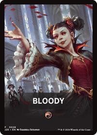 Bloody Theme Card - Foundations Jumpstart - Magic: The Gathering card