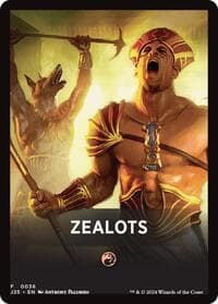 Zealots Theme Card - Foundations Jumpstart - Magic: The Gathering card