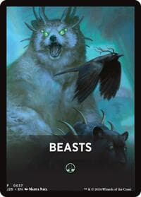 Beasts Theme Card - Foundations Jumpstart - Magic: The Gathering card