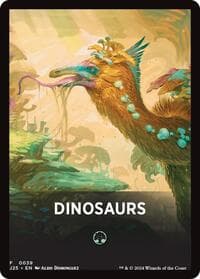 Dinosaurs Theme Card - Foundations Jumpstart - Magic: The Gathering card