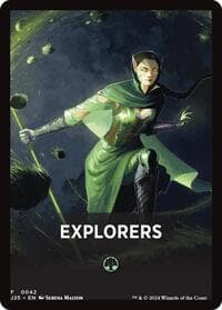 Explorers Theme Card - Foundations Jumpstart - Magic: The Gathering card