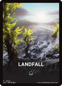 Landfall Theme Card - Foundations Jumpstart - Magic: The Gathering card