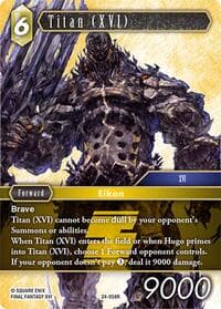 Titan (XVI) - Hidden Legends - Final Fantasy TCG card
