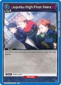 Jujutsu High First-Years - UE03ST: Jujutsu Kaisen Starter Deck - Union Arena card